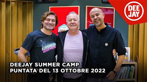 Deejay Summer Camp Puntata Del Ottobre Ospite Jim Kerr