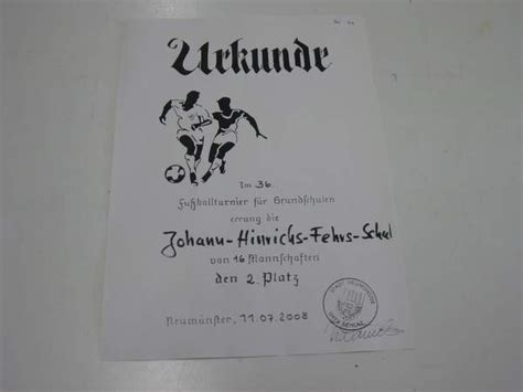 Fu Ballturnier Platz Fehrsschule Johann Hinrich Fehrs Schule