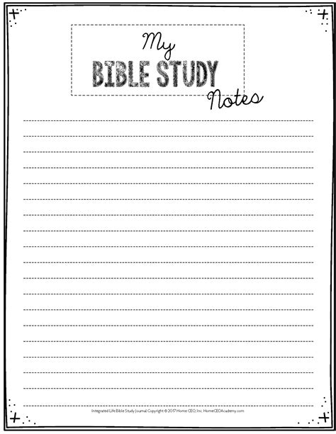 Printable Journal Pages About Bible Reading And Prayers | Scripture ...