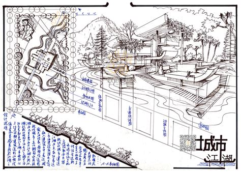 2020建筑景观室内考研手绘快题模版发布手绘老师王大叔 站酷zcool