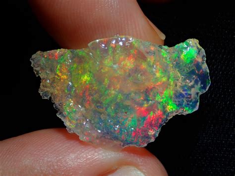 12 8ct Natural Rough Mexican Fire Opal