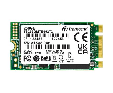 Transcend MTE452T 256GB SSD M 2 2242 PCIe Gen3 TLC