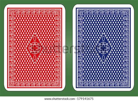 Playing Card Back Designs Stock Vector (Royalty Free) 179141675