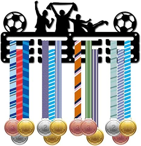 CREATCABIN Soccer Medal Holder Medal Hanger Display Rack Sports Metal