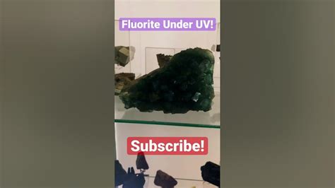 Fluorite Under Uv Light 🤩 Shorts Minerals Rocks Youtube