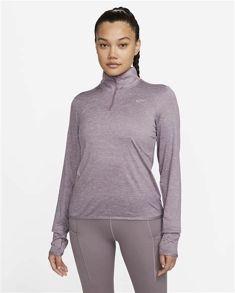 Nike Dri Fit Swift Uv Women S Zip Running Top Nike Vn