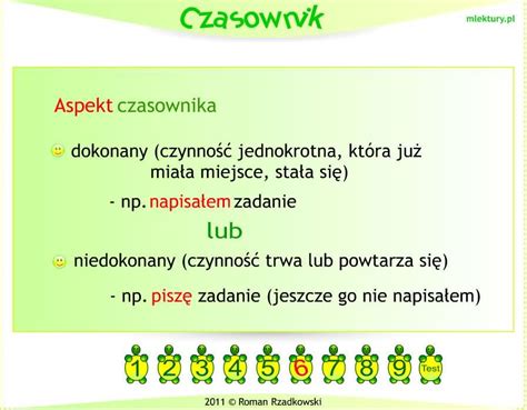 Czasownik Czm Lekturki Pl