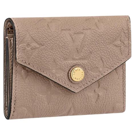 Louis Vuitton Zoe Wallet Colors Dove Materials Monogram Empreinte Leather For Sale At 1stdibs