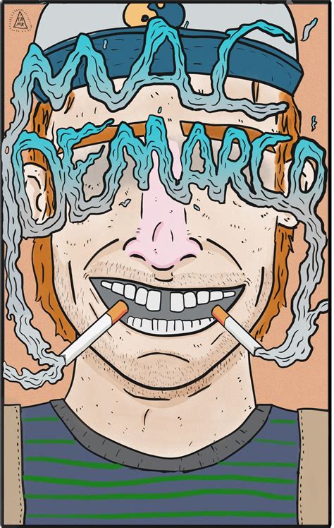 Mac DeMarco art poster I did ig tama_ilustraciones 🚬🚬 : r/macdemarco