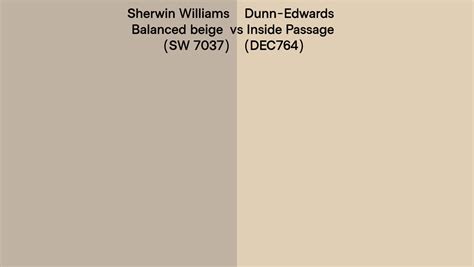 Sherwin Williams Balanced Beige Sw 7037 Vs Dunn Edwards Inside