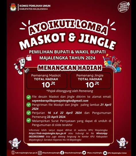 KPU Kabupaten Majalengka Adakan Lomba Maskot Dan Jingle Pilkada 2024