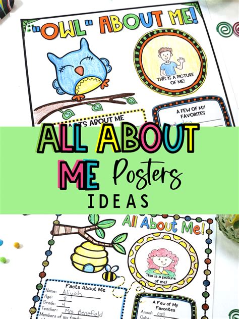 7 Great All About Me Posters Ideas For This School Year Teaching