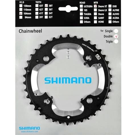 Zębatka Shimano Deore XT FC M785 104mm 38T AK Y1ML98020 12843775651