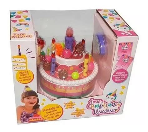 Torta De Cumplea Os Juliana Musical Unicornio Chica My Toys Mercadolibre