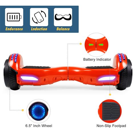 CBD Bluetooth HoverBoard With LED Light 6 5 36V Self Balancing