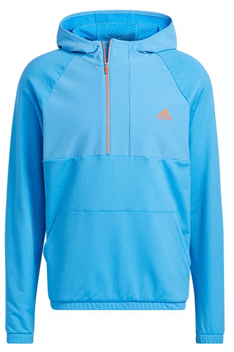 Adidas Mens Fleece Anorak Quarter Zip Pullover Golfonline