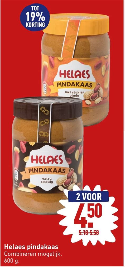 Helaes Pindakaas 600g Aanbieding Bij ALDI