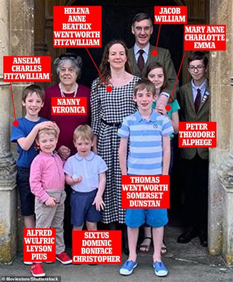 Where Jacob Rees-Mogg's six children got their very unusual names from ...