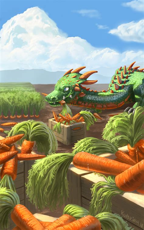 Artstation Carrot Dragon