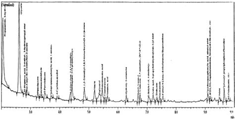 Gas Chromatography Mass Spectrometry Chromatogram Of Ethanolic Extract Download Scientific