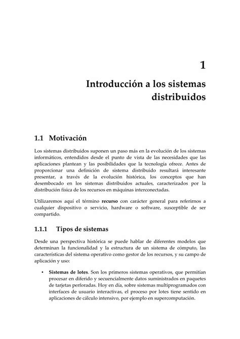 Pdf Introducci N A Los Sistemas Distribuidos Upv Ehu Los Sistemas