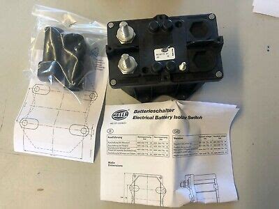 Hella Hauptschalter Batterie V Ek Ek