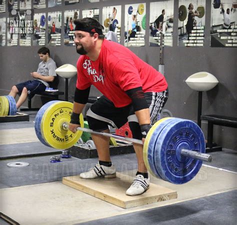 Brian Snatch Pull On Riser Catalyst Athletics Olympic Weightlifting