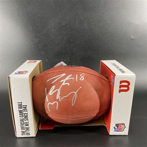 Legends Broncos Peyton Manning Signed Authentic Football The