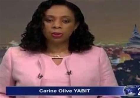 M Dia La Journaliste Camerounaise Carine Yabit Est D C D E