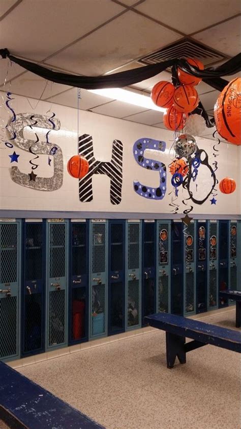 High School Basketball Locker Room Decorations - Leadersrooms