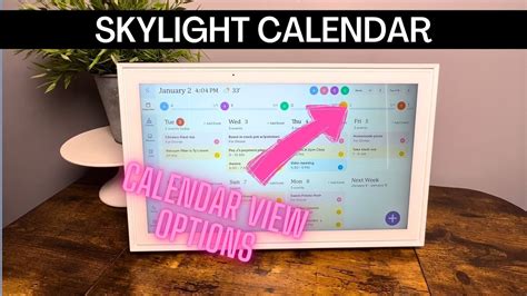 Skylight Calendar Update Calendar View Options YouTube