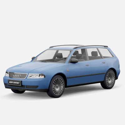 Audi A4 B5 1996 Station Wagon - 3D Model by Igor Shmidt