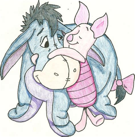 Eeyore and Piglet by purple-orange-lemons on DeviantArt