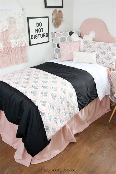 Blush Pink Dorm Room Ideas And Inspiration Pink Dorm Rooms Dorm