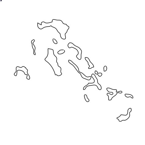 Printable Blank Bahamas Map With Outline Transparent Map