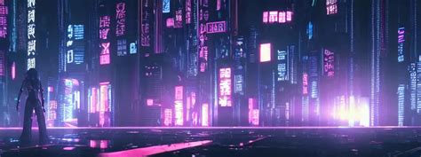 A Photo Of 8k Ultra Realistic Dark Neon Cyberpunk Stable Diffusion