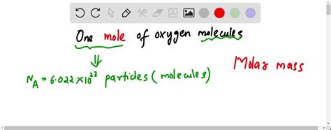 SOLVED: What is the mass of one mole of oxygen molecules