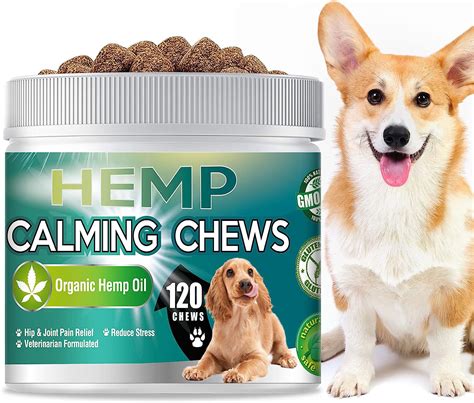 Qqcherry Hemp Calming Chews For Dogspure Natural Dog