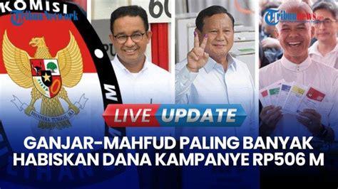 Video Total Dana Kampanye Capres Cawapres 2024 Ganjar Mahfud Terbesar