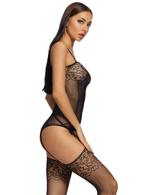 Lingerie Combinaison A175 Ouverte Entre Jambe For You ツ