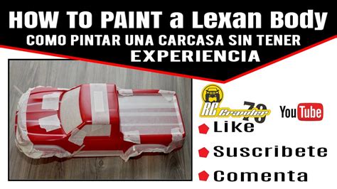 How To Paint A Lexan Body Trx Sport Como Pintar Una Carcasa De Lexan