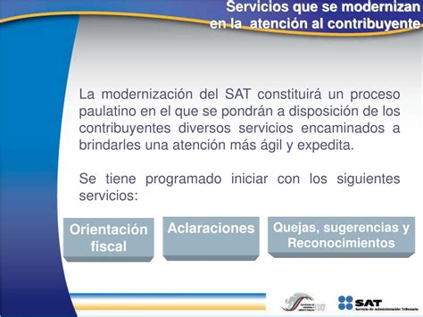 PPT Principales cambios en la modernización del SAT PowerPoint