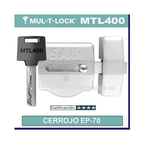 Cerrojo Sag Ep Multlock Mtl Cromo Llaves