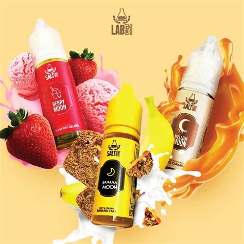 Jual SALT51 Banana Moon Berry Moon Mellow Moon Salt Premium