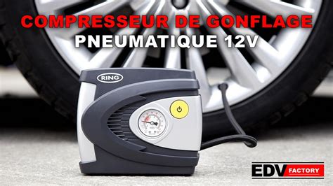 COMPRESSEUR DE GONFLAGE PNEUMATIQUE RING RAC610 YouTube