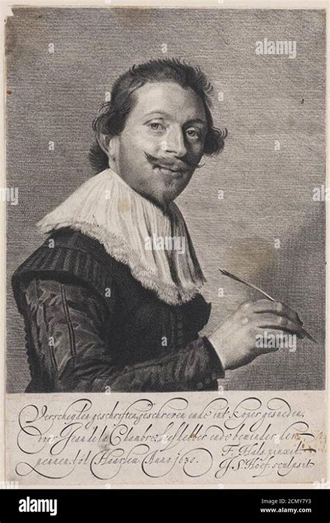 Jonas Suyderhoef After Frans Hals Portrait Of Jean De La Chambre