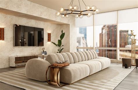 A Neutral Modern Living Room Modern Furniture By Caffe Latte Home