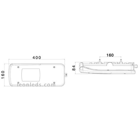 Piloto Led Lc Para Iveco Trucks Con Conector Lateral Vignal Lc