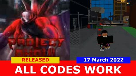 All Codes Work [🔥 Released] Project Ghoul Roblox 17 March 2022