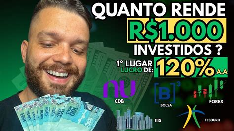 Quanto Rende R Investidos Em Ano Tesouro Direto Nubank A Es